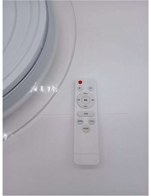 M Ledme - Plafón de Techo LED Magic Regulable de 25W, Temperatura y color de luz Personalizable RGB+CCT, Ángulo 180º, IP20, con 
