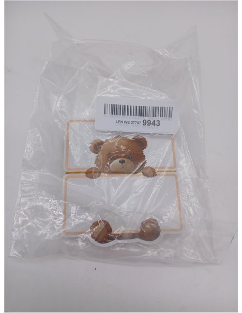 80 unidades de marcadores de sitio, tarjetas de osito para bautizo, bautizo, nacimiento y cumpleaños. Tarjetas plegables decorat
