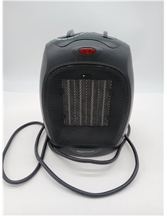 Amazon Basics Calefactor de cerámica, 1800 W, con termostato ajustable, Negro 2