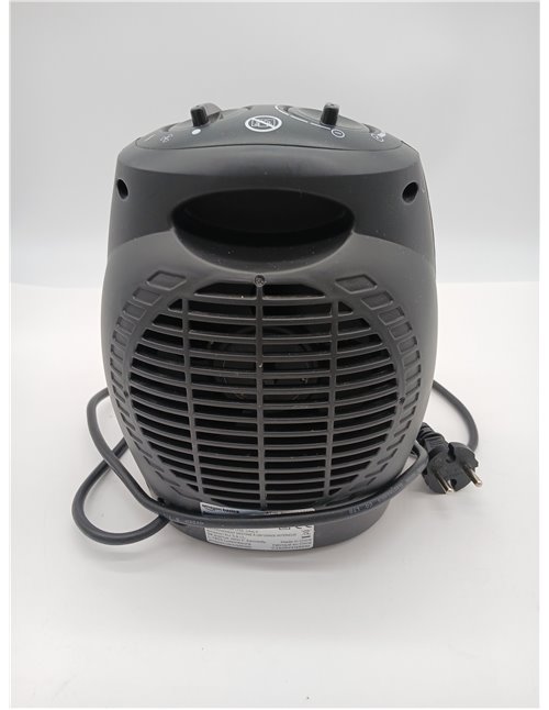 Amazon Basics Calefactor de cerámica, 1800 W, con termostato ajustable, Negro