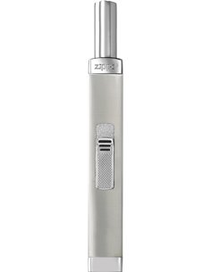 Zippo Encendedor Velas – Chrome Brushed – Recargable con Gas – Encendido Soft-Touch – Encendedor-Cocina Largo Resistente al Vien