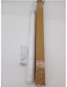 Deco Company Store enrouleur à clipser ou à coller, Store du jour, Opaque, Mounting kit inclus, Unique clip, White, 55 x 150 cm  2