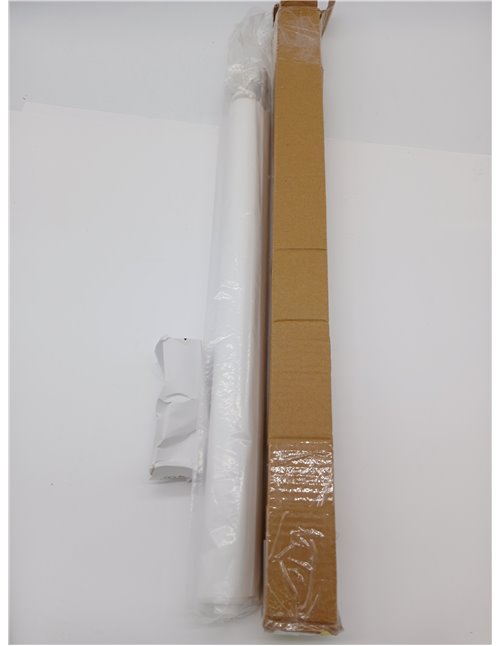 Deco Company Store enrouleur à clipser ou à coller, Store du jour, Opaque, Mounting kit inclus, Unique clip, White, 55 x 150 cm 