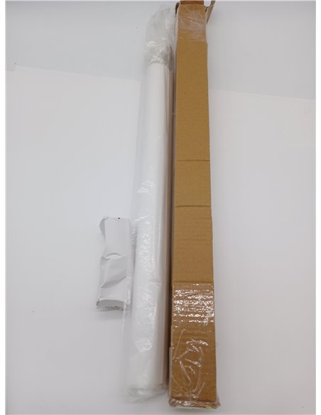 Deco Company Store enrouleur à clipser ou à coller, Store du jour, Opaque, Mounting kit inclus, Unique clip, White, 55 x 150 cm 