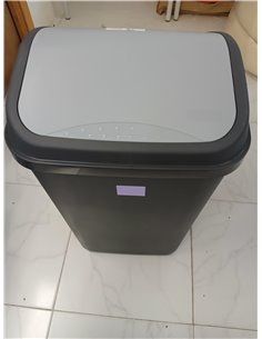 keeeper Cubo de Basura con Tapa Basculante, 50 l, Swantje, Gris (Graphite) 2