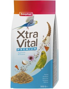 Beaphar Xtravital Periquitos - Alimentación Premium - Contiene Frutas, Semillas y Cereales - Fortalece su Sistema inmunológico -
