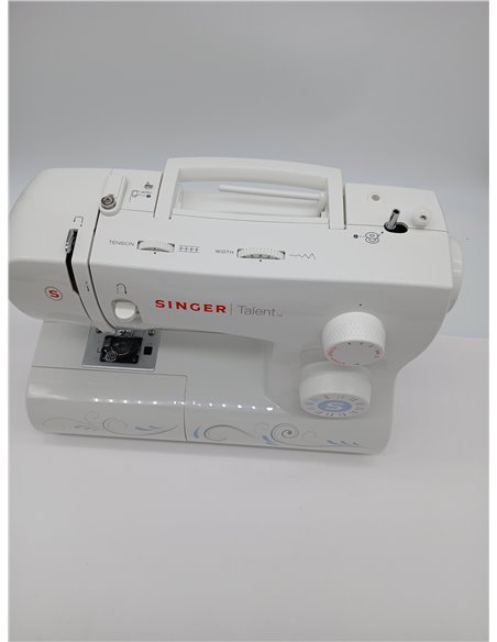 Singer Maquina De Coser Mecanica Talent 3323-30 Puntadas Utilitarias, Puntadas Ojal Totalmente Automático de un Paso, Zig-Zag Ha