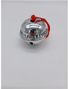 Primer regalo de Navidad de plata Believe Bell – Colgante de cascabel expreso de tren polar para caja de víspera de Navidad, rel 2