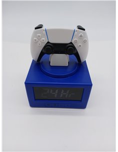 Paladone - PlayStation DualSense Control Digital Alarm Clock with Night Light Function - Officially Licensed Bedroom and Gaming  2