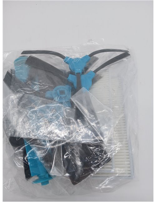 Pack Accessories x4 Side Brushes x4 Hepa Filters (Powder Deposit) x1 Roller for Cecotec Conga Series 1090, Series 1790 and 1990