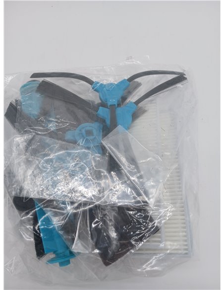 Pack Accessories x4 Side Brushes x4 Hepa Filters (Powder Deposit) x1 Roller for Cecotec Conga Series 1090, Series 1790 and 1990