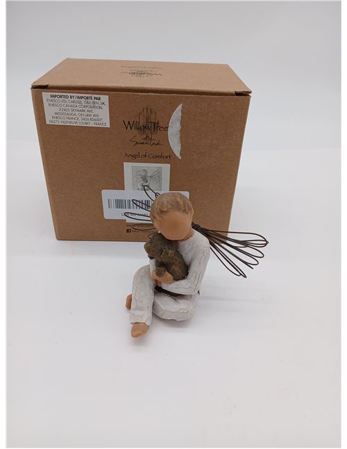 Willow Tree Figura de ángel con Perro, Home & Navidad Deco, Enesco