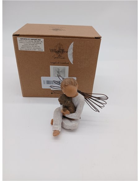 Willow Tree Figura de ángel con Perro, Home & Navidad Deco, Enesco