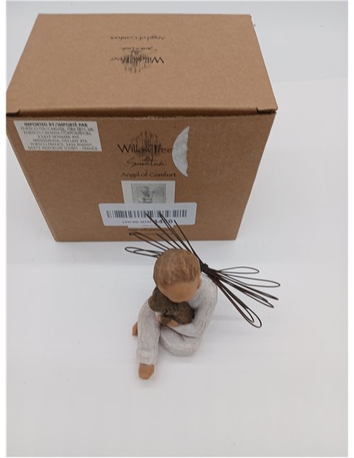 Willow Tree Figura de ángel con Perro, Home & Navidad Deco, Enesco