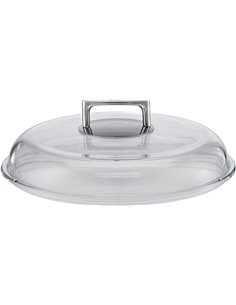 Rösle Borosilikat Glasdeckel 24 cm Tapa de Cristal