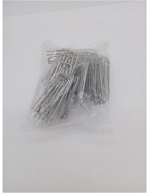 40 Pz Ganchos de Pliegue de Cortina, 6.8cm Acero Inoxidable Ganchos para Cortinas de Riel, Ganchos de Metal para Cortinas para C
