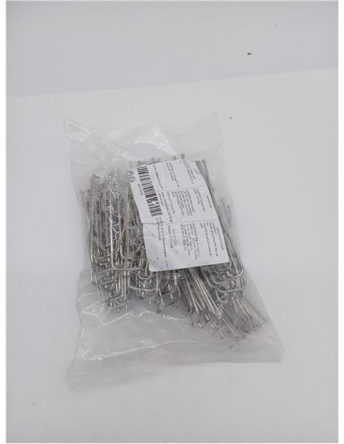 40 Pz Ganchos de Pliegue de Cortina, 6.8cm Acero Inoxidable Ganchos para Cortinas de Riel, Ganchos de Metal para Cortinas para C