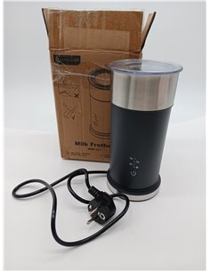 AMZCHEF Electric Milk Frother 4 in 1 IPX6 - Hot and Cold Foam in 80s, 240ml Milk Warmer, Stainless Steel, Home Use 2