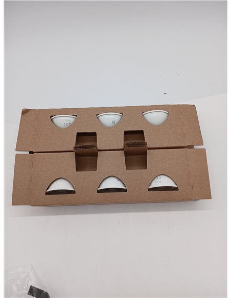 Amazon Basics Bombilla de luz puntual GU5.3 tipo LED MR16 de 4.5 W (equivalente a 35 W), blanco cálido, no regulable, paquete de