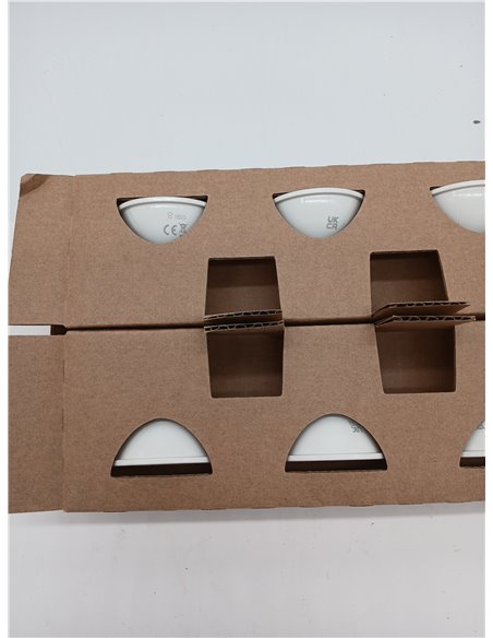 Amazon Basics Bombilla de luz puntual GU5.3 tipo LED MR16 de 4.5 W (equivalente a 35 W), blanco cálido, no regulable, paquete de