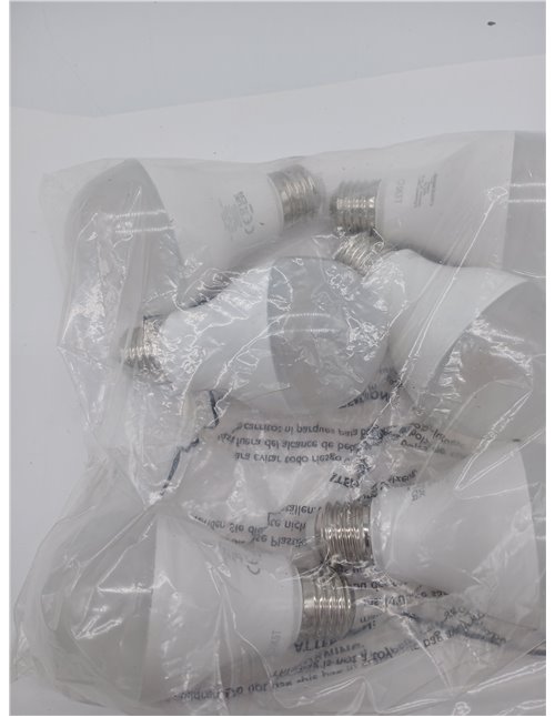 Amazon Basics Bombilla LED Esférica E27, 14W (equivalente a 100W), Blanco Cálido, Regulable, 6 unidades