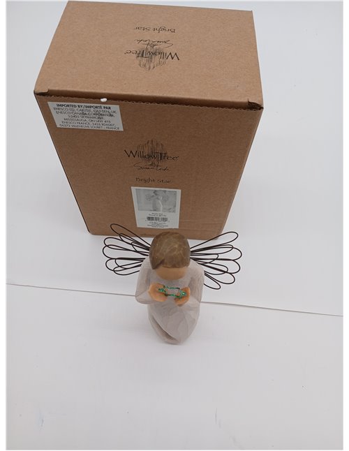 Willow Tree Figura de ángel con Estrella, Home & Navidad Deco, Enesco