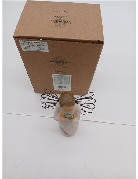 Willow Tree Figura de ángel con Estrella, Home & Navidad Deco, Enesco