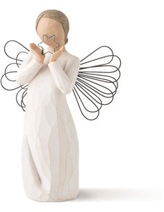Willow Tree Figura de ángel con Estrella, Home & Navidad Deco, Enesco