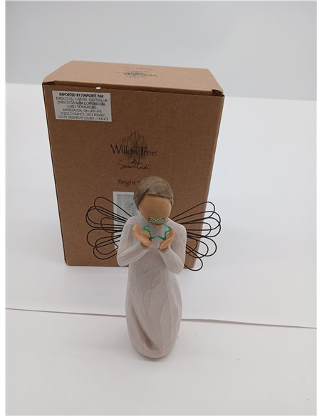 Willow Tree Figura de ángel con Estrella, Home & Navidad Deco, Enesco