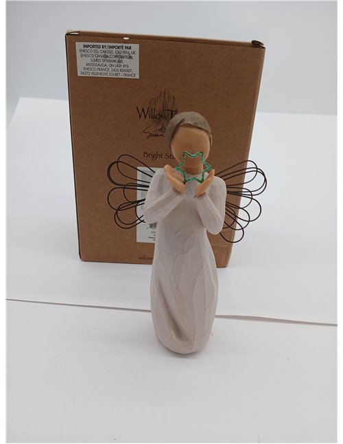 Willow Tree Figura de ángel con Estrella, Home & Navidad Deco, Enesco