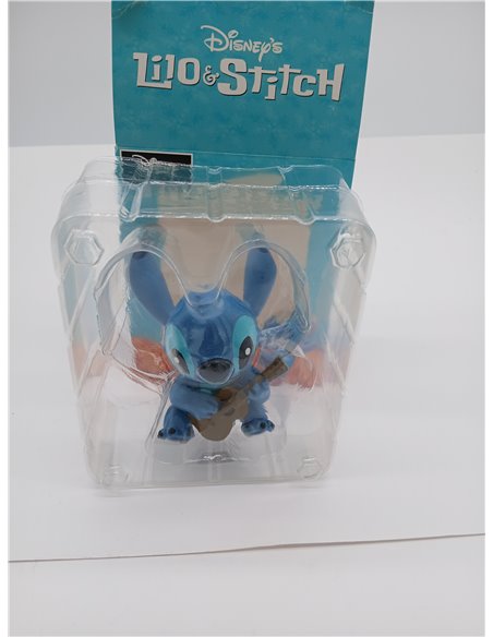 Enesco Disney Showcase Mini Figurina de Lilo y Stitch con Guitarra, 2.5 pulgada, Multicolor