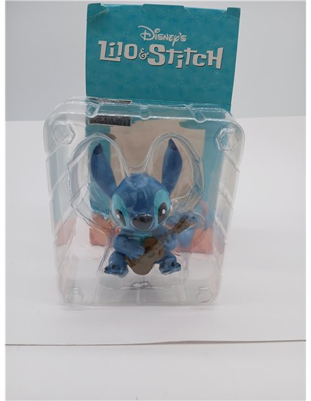 Enesco Disney Showcase Mini Figurina de Lilo y Stitch con Guitarra, 2.5 pulgada, Multicolor