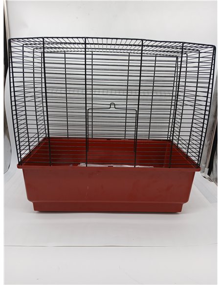 Ferplast Jaula Rectangular para pájaros exóticos y Canarios Rekord 3, con Accesorios y comederos giratorios, Robusto Alambre Pin