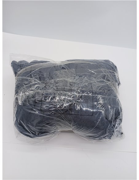 PA-tela de rejilla de fieltro negro 150 x 75 cm