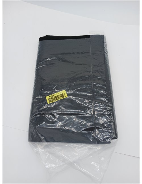 PA-tela de rejilla de fieltro negro 150 x 75 cm