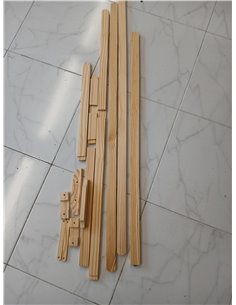 Caballete pintura profesional 150cm incluye pinceles. Caballete de madera plegable y altura ajustable. Soporte para lienzos gran 2