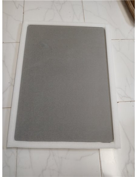 Alfombra de baño Relaxdays de sílice, 50 x 70 cm, Absorbente, Secado rápido, Antideslizante, Gris