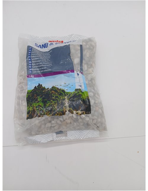 Amtra Wave Noa Grava, 1 kg, Blanco