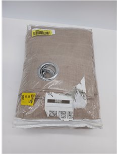 MIULEE Juego de Cortinas de Lino Translúcido de Dos Piezas con Ojales Cortinas Modernas para Dos Puertas de Balcón Cortinas para 2