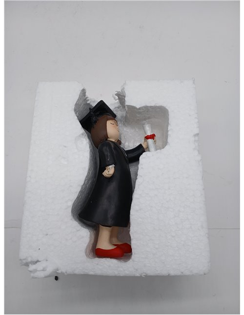 Figura Pastel graduación Chica 16,5cm
