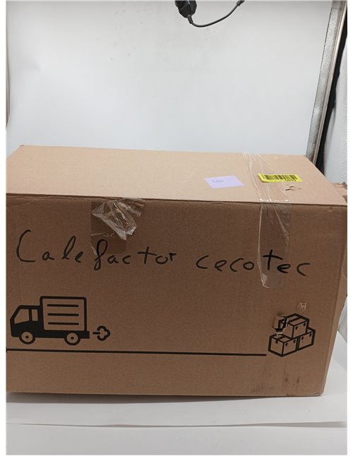Cecotec Ceramic Wall Heater with LED Display and Remote Control Ready Warm 5310 PowerBox Ceramic. 2000W, 3 Modes, 24 Hour Timer,