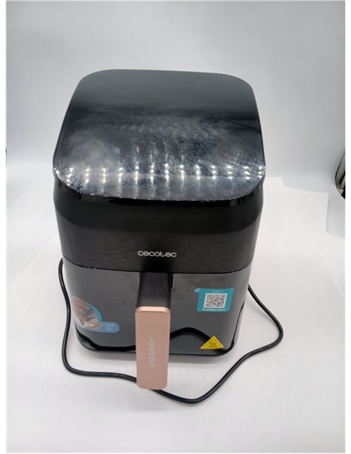 Cecotec Air Fryer without Oil 4.5L Double Resistance Grill Iron Integrated Smoker Air Fryer Cecofry&Grill Smokin' 4500. 1900W, A