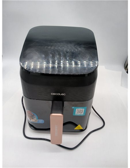 Cecotec Air Fryer without Oil 4.5L Double Resistance Grill Iron Integrated Smoker Air Fryer Cecofry&Grill Smokin' 4500. 1900W, A