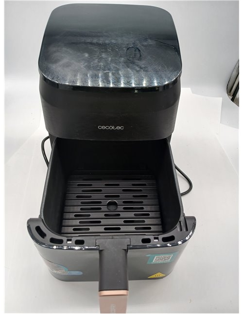 Cecotec Air Fryer without Oil 4.5L Double Resistance Grill Iron Integrated Smoker Air Fryer Cecofry&Grill Smokin' 4500. 1900W, A