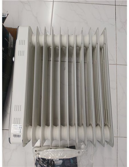 Cecotec Radiador Eléctrico de Aceite ReadyWarm 11000 Space. 11 Módulos, Bajo Consumo, 2500 W, 3 Niveles, Recogecables, Sistema d