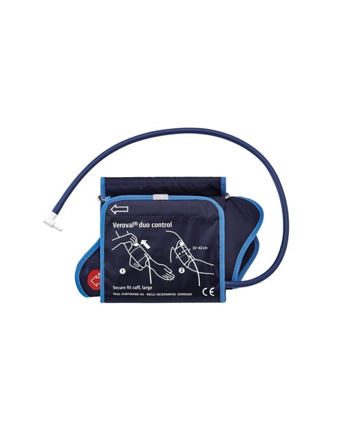 VEROVAL Duo Control, Manguito Para Tensiómetro de Brazo, Brazalete de Repuesto para Medidor de Tensión Arterial, Diseño Ergonómi