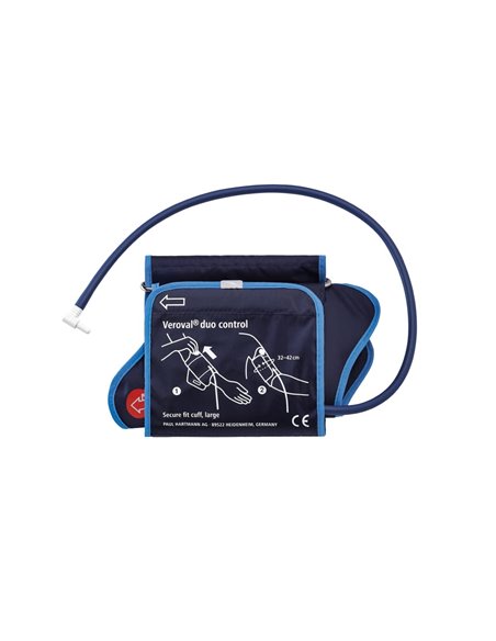 VEROVAL Duo Control, Manguito Para Tensiómetro de Brazo, Brazalete de Repuesto para Medidor de Tensión Arterial, Diseño Ergonómi