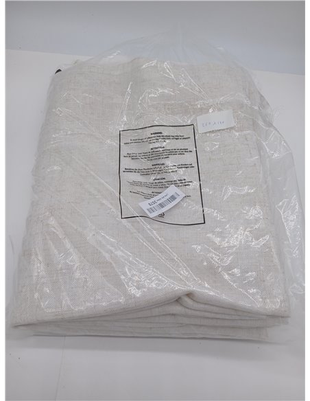 Juego de cortinas beige 260 x 140 