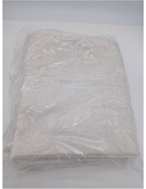 Juego de cortinas beige 260 x 140 