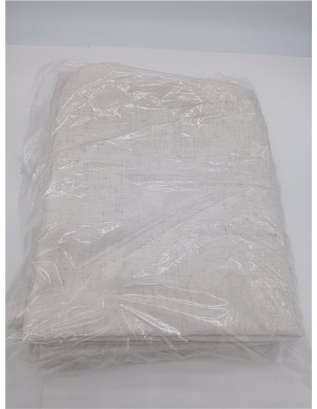 Juego de cortinas beige 260 x 140 